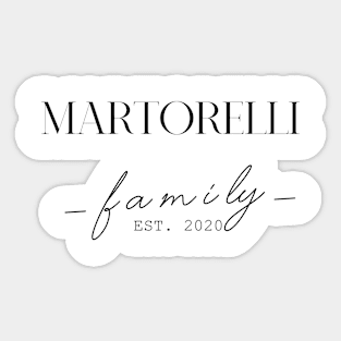 Martorelli Family EST. 2020, Surname, Martorelli Sticker